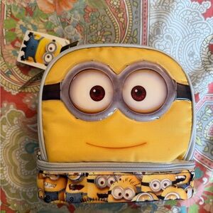 Minions Yellow Kids Lunch Bag NWT